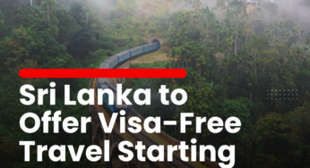 Sri Lanka to Offer Visa-Free Travel Starting October 1
